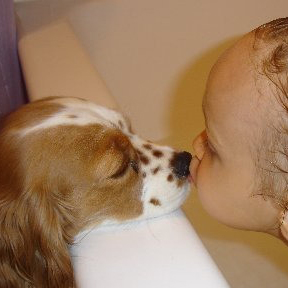 Child with Dog